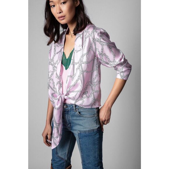 NWT ZADIG & VOLTAIRE TOUPY SHIRT Size Extra Small - Picture 3 of 10